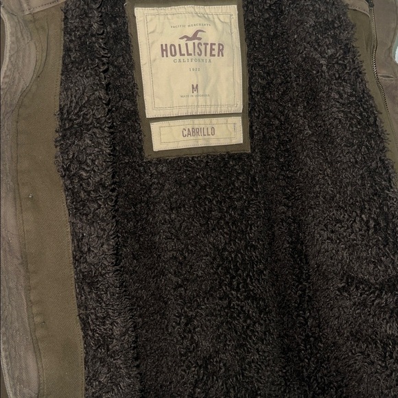 HCO Cabrillo Faux Fur Hoodie Jacket Mens Heavy Fall Winter Coat Y2K Medium - Picture 7 of 11